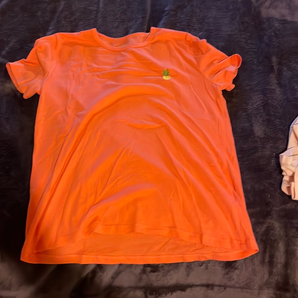 Reddish orange kids summer shirt
